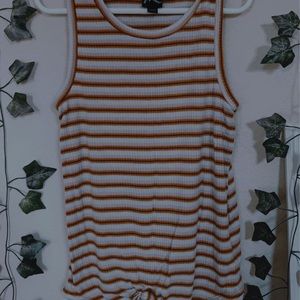 striped tank+gray tank